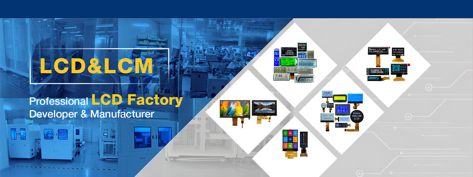 qualité Affichage LCD personnalisé usine