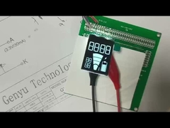 Affichage LCD VA Graphiques blancs Panneau noir Longue bande 4.5V 9PIN