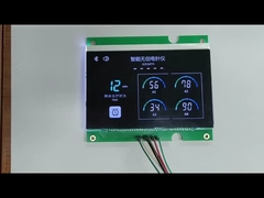 Module d'affichage LCD VA LCM Segments de couleur noire pour appareil d'électroacupuncture