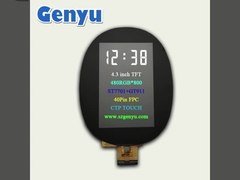 4Écran tactile LCD TFT de 0,3 pouce avec écran tactile capacitif 480x800 points et interface RVB à 40 broches