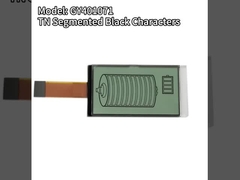 18PIN FPC Connect Écran LCD personnalisé TN Caractères noirs segmentés