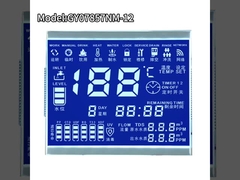 Panneau d'écran LCD personnalisé HTN bleu segmenté de 8 pouces pour distributeur d'eau