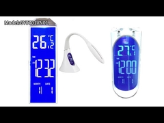 Écran LCD personnalisé HTN Segment bleu Zèbre Blanc Rétroviseur pour lampe de bureau