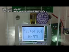 1.88 pouces 128x64 Module d'affichage LCD à matrice de points FSTN Interface SPI 14PIN blanche