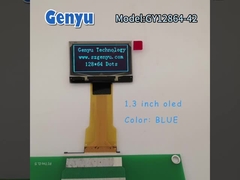 Couleur bleue Affichage OLED de 1,3 pouce 128x64 pixels SH1106 30PIN Long FPC Type ZIF