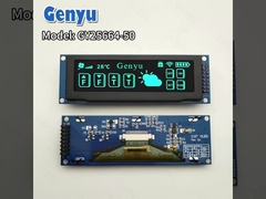 3.12 pouces Couleur bleue 256x64 Affichage OLED SSD1322 Affichage OLED Interface SPI