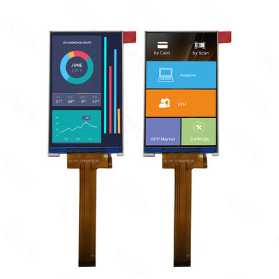 Écran LCD TFT IPS Genyu de 3,97 pouces avec une résolution de 480x800, une interface MIPI et un circuit intégré GC9503