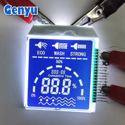 Un bon prix. Taille personnalisée Affichage LCD segment HTN PIN bleu Connectez-vous avec le rétroéclairage blanc en ligne