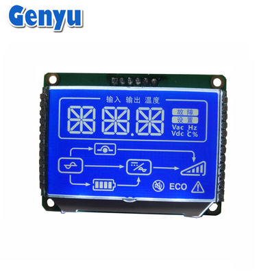 Un bon prix. STN négatif affichage LCD à sept segments affichage LCD à 3,3 V avec connecteur PIN en ligne