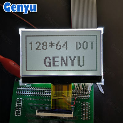 Un bon prix. 2.9 pouces affichage graphique LCD 128x64 FSTN Noir Blanc Interface SPI transflectrice 18PIN en ligne
