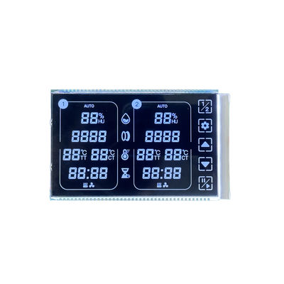Un bon prix. Taille personnalisée 3.3V VA Écran LCD tactile Segment d'écran Affichage Blanc 78PIN en ligne