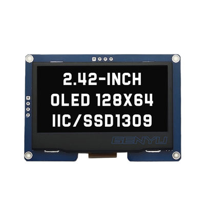 Un bon prix. 2.42 Inch OLED Display Module LCM 4 PIN IIC I2C SSD1309 Driver 128x64 Dots in Genyu White/Blue/Yellow/Green en ligne
