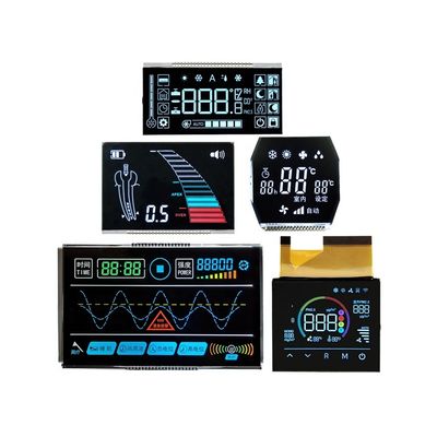 Un bon prix. Custom LCD Display Module 8 Digit 7 Segment Display with Black Background LCD Size TN VA Black Monochrome LCD Screen en ligne