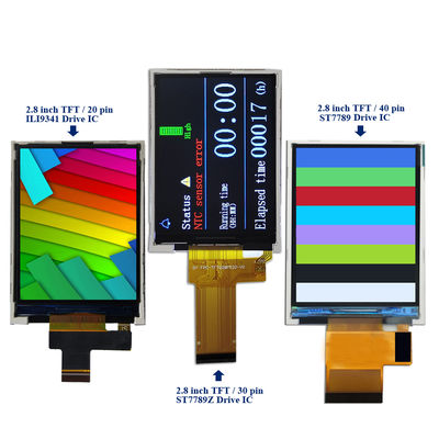 Un bon prix. 2.8 Inch TFT IPS LCD Display Device Meter Screen FPC Solder or Connector for FPC Connection en ligne