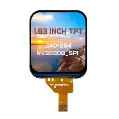Écran LCD TFT IPS personnalisé de 2,4 pouces avec approvisionnement mensuel de 300K, FPC 18 broches et circuit intégré de pilote NV3030B