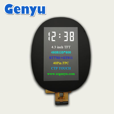 4Écran tactile LCD TFT de 0,3 pouce Écran tactile capacitif 480x800 points Interface RVB à 40 broches