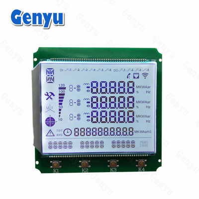 Module LCD segmenté personnalisé 7 Affichage LCD segmenté 14 HT1623 Pour boîte de compteur