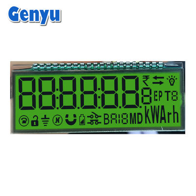 Affichage LCD personnalisé compact STN sans rétroéclairage 20PIN Écran à 7 segments pour les compteurs