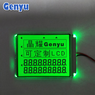 Un bon prix. 8.0V Panneau LCD personnalisé STN Numéros noirs Lumière de fond verte Pour les balances électroniques en ligne