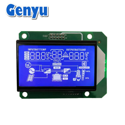 Un bon prix. Écran LCD HTN négatif de segment Module LCM bleu Rétroviseur blanc pour onduleur solaire en ligne