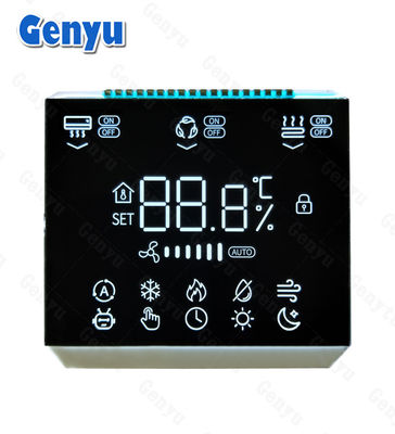 Un bon prix. 3.5 pouces Forme carrée VA 3 chiffres Display à sept segments 19 PIN Thermostat Display LCD en ligne