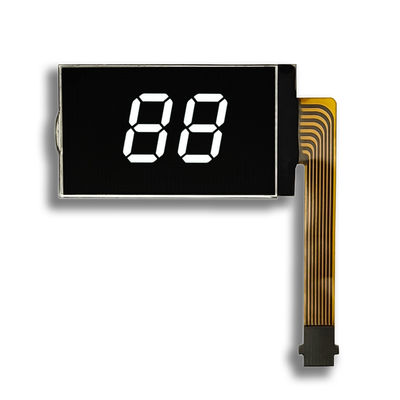 Un bon prix. Panneau d'affichage LCD noir de type VA, affichage LCD à 2 chiffres, 8PIN FPC, connectez une alimentation 5V en ligne