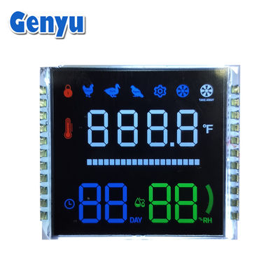 Un bon prix. Affichage LCD couleur 7 segments VA 22PIN rétroéclairage blanc pour incubateur d'œufs en ligne