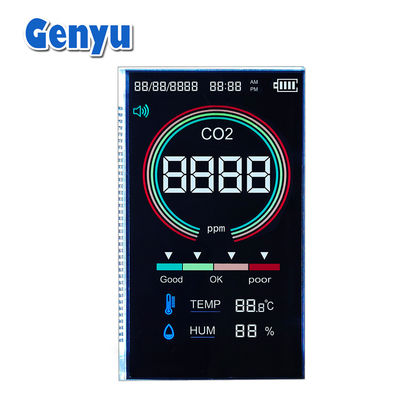 Un bon prix. Écran LCD VA de type 5V noir à sept segments à 4 chiffres 37PIN pour détecteur de CO2 en ligne
