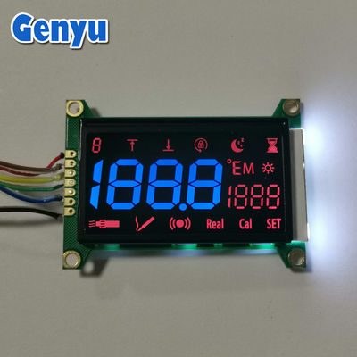 Un bon prix. Module LCD VA en bleu 5V écran LCD noir rétroéclairage blanc avec PCB en ligne