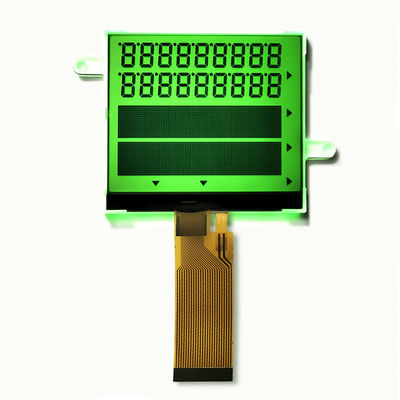 Affichage LCD à rétroéclairage vert COG Segment STN transfléchi + graphique FPC à 24 broches