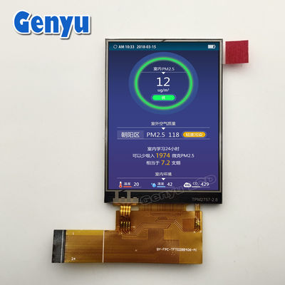 2Écran tactile TFT LCD résistif de 0,8 pouce écran tactile 240x320 3,3 V ST7789 SPI