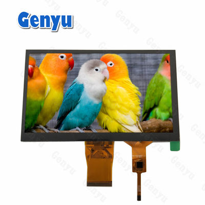 Écran tactile LCD TFT de 7 pouces 800x480 type de prise d'interface RGB à 50 broches