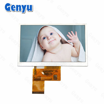 Affichage LCD TFT de 5 pouces TN Transmissif 800x480 Résolution 40PIN Parallèle RVB 24 bits