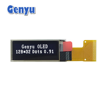 Un bon prix. 0Affichage OLED de.91 pouces 128x32 Résolution Blanc 15 broches FPC Interface SPI en ligne