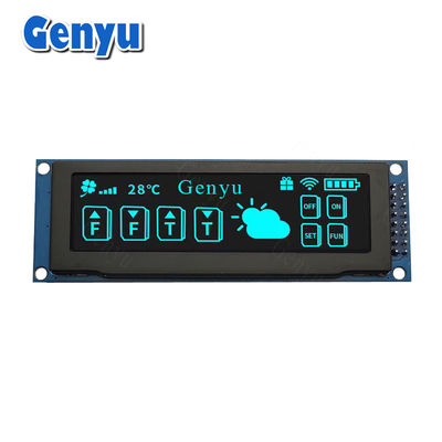 Un bon prix. 3.12 pouces Couleur bleue 256x64 Affichage OLED SSD1322 Affichage OLED Interface SPI en ligne