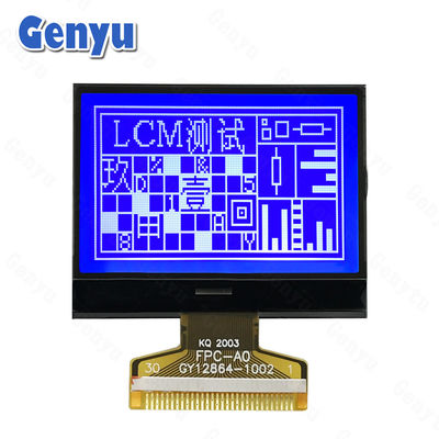 Un bon prix. 1.9 pouces STN bleu 128x64 affichage LCD 30PIN FPC 8 bits parallèle pour le distributeur d'eau en ligne