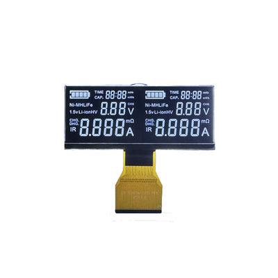 Un bon prix. Affichage LCD VA Segments blancs arrière-plan noir 5V FPC Connect en ligne