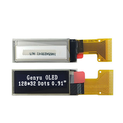 Un bon prix. 0.91 Inch 128x32 White Blue OLED Panel 15 Pin 0.91 OLED Display SSD1306 SPI I2C OLED Screen 128*32 Inch 128*32 OLED 128*32 en ligne