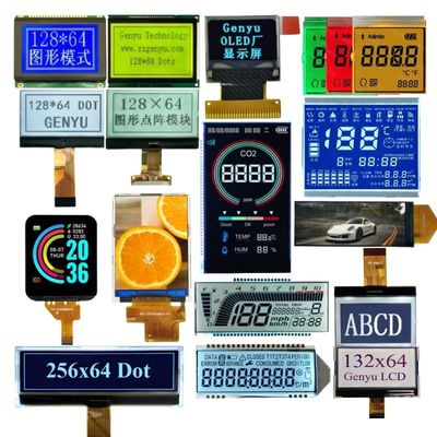Un bon prix. Oem Odm Monochrome 128x64 Graphic Cog Custom HTN STN Fstn Segment black Va Segment OLED IPS Color TFT Touch LCD Display Lcd en ligne