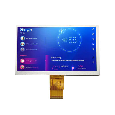 Un bon prix. Module d'affichage LCD TFT Genyu de 7,0 pouces avec une résolution de 800x480 points et une interface RGB parallèle de 24 bits en ligne